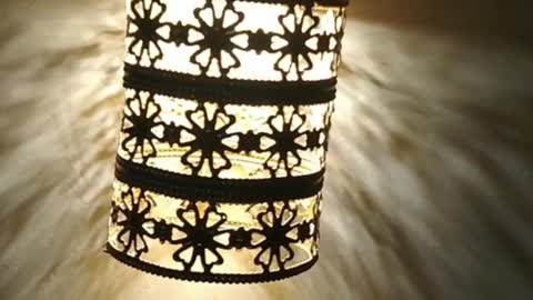 Golden Glass Shap Led Decoration Light