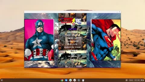 How to install Marvel VS DC Mugen on a Chromebook