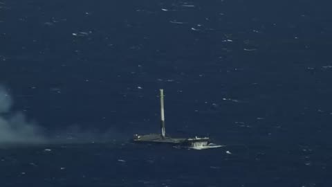 CRS-8 First Stage Landing on Droneship: A Rocket's Precision Ballet at Sea