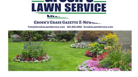 Landscape Hagerstown Maryland Grosh's Grass Gazette June 2023 Video E-Newsletter