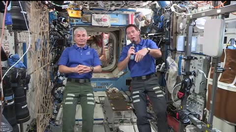 Cosmic Weather Chat: Space Station Crew Connects with Weather Nation
