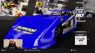 100% Late Model Season in Xtreme Dirt Tour on NASCAR Heat 3. Race #8. Las Vegas.