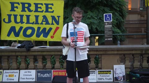 Assange Protest Rally Sydney 4/26/24