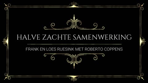 Halve zachte samenwerking tussen Frank en Loes Ruesink met Roberto Coppens