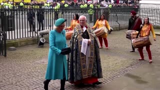 Royals attend Commonwealth Day service