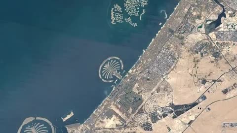 Alarming time-lapse, terrifying extent to which "climate change" has swallowed up the Dubai coast