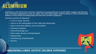 52 of 63 - Aluminium - Health Challenges Autistic Children Experience