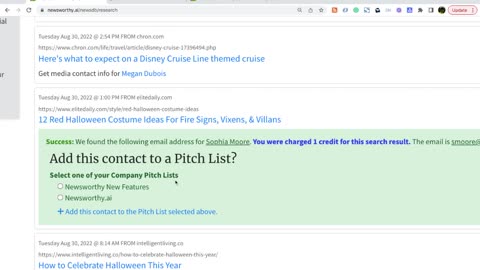 Building Pitch Lists With NewsDB on Newsworthy.ai