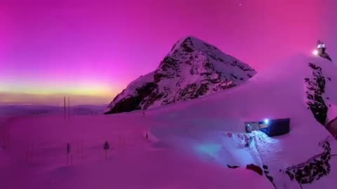 aurora visible tonight in Switzerland