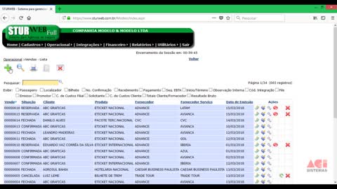 STURWEB - NOVO - Back office para agências de viagens.