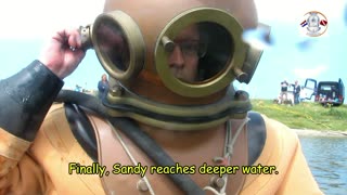 DWEG 2014 Testdive with the Carl Bernard diving helmet