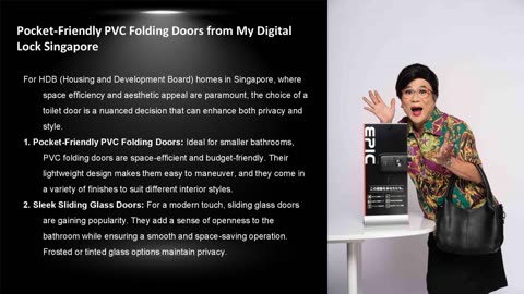 Pocket-Friendly PVC Folding Doors from My Digital Lock Singapore