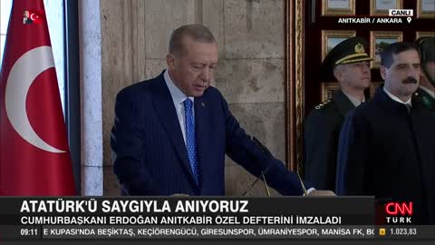 Cumhurbaşkanı Erdoğan'dan Anıtkabir Özel Defteri'ne "Türkiye Yüzyılı" vurgusu!