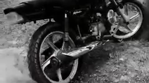 Bike stunt video