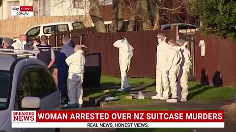 Woman arrested over New Zealand suitcase murders