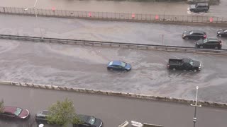 Flooding in Lower East Side Caused by Hurricane Ophelia