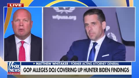 GOP onto something big in Hunter Biden probe: Matthew Whitaker