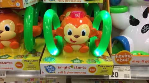 Roll and Glow Monkey Toy