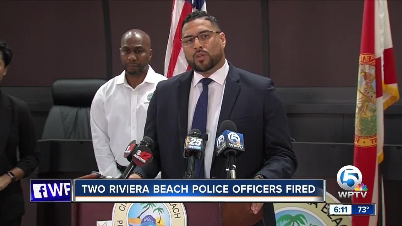 Two Riviera Beach police officers fired