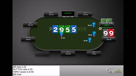 Everyone is always on a flush draw, don't raise out 2nd best. Bluff Catch