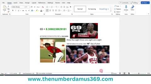 Michael Jordan 69 points Square Root Format Pt 2.
