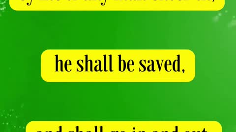 Jesus Said... John 10:9 - I am the door: by me if any man enter in, he shall be saved...