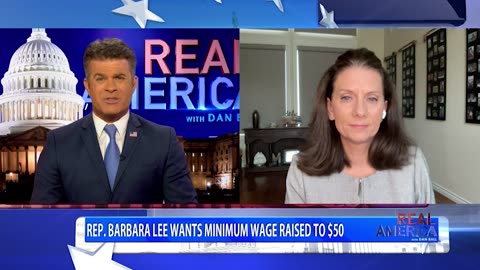 REAL AMERICA -- Dan Ball W/ Melissa Melendez, Rep. Barbara Lee Suggests $50/Hour Min. Wage, 2/20/24