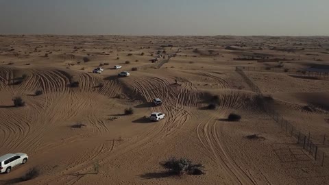 Desert Travel Drone Shooting Landscape (1)