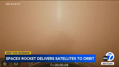 Did you see it across the SoCal sky? SpaceX launches rocket | ABC7 News