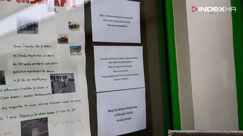 Domar koji se zaključao u školu kraj Šibenika ostavio poruke na ulazu