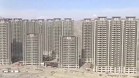 Tall buildings on Gobi beaches