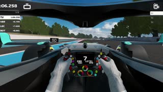 f1 mobile racing France 2022 spring warm-up event