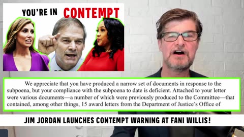 Doug In Exile - Jim Jordan Launches CONTEMPT Warning At Fani Willis!