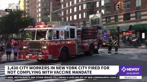 New York City Fires 1,430 City Workers For Defying Vaccine Mandate