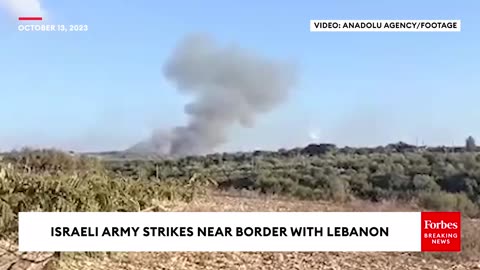 BREAKING- Israeli Army Launches Artillery Strikes Along Lebanon Border