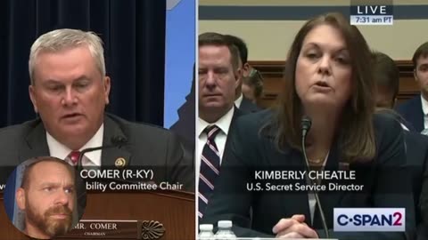 Secret Service Director Kim Cheatle can't answer almost all of Comer's questions.