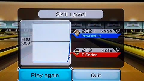 Wii Sports - Bowling PewDiePie vs T-Series