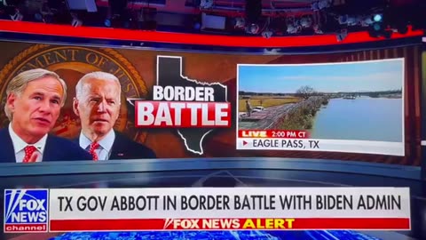 ⚠️ Federal government says the razor wire has to go, “Texas Governor says he WILL NOT.”