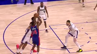 Detroit Pistons - AB knocks down the triple with