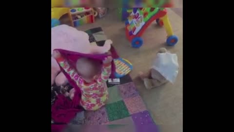 💖Cute baby playing, very funny💖👶🏻