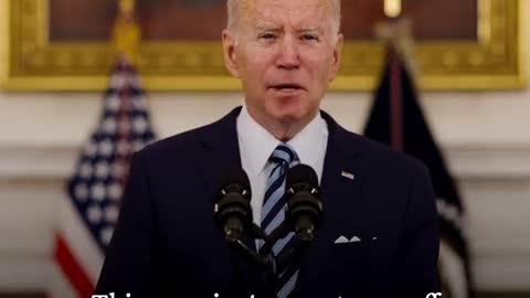 America is back to work - President Biden.