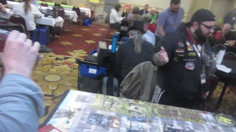 A peek at the Open Gaming Room going Full Tilt on Day one of Total Confusion 2024