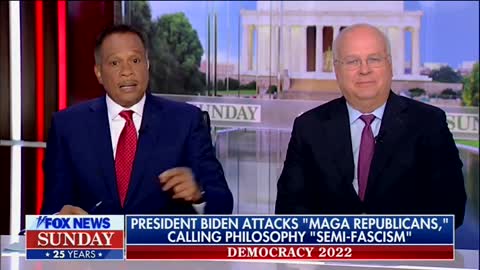 Karl Rove, Juan Williams Spar Over Biden's 'Semi-Fascist' Remark