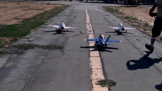 RC Military Jet Squadon @ Apollo XI Airfield in Van Nuys, Califfornia.