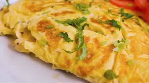 Cheese Omelette, step by step