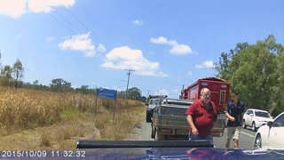 Tire Flies Off Moving Vehicle