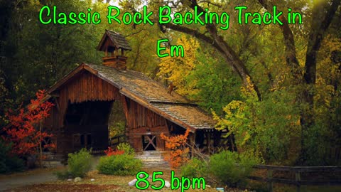 Em Classic Rock Backing Track 85 bpm