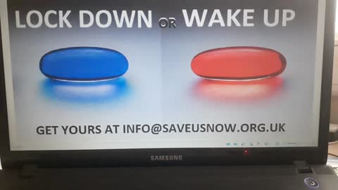 LOCK DOWN OR WAKE UP - NOT IF YOU TAKE THE RED PILL