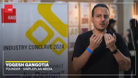 Yogesh Gagotia - Founder of Simpleplen Media at Industry Conclave 2024 | IIAD