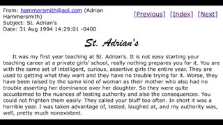 St. Adrians (spanking story) by Adrian Hammersmith